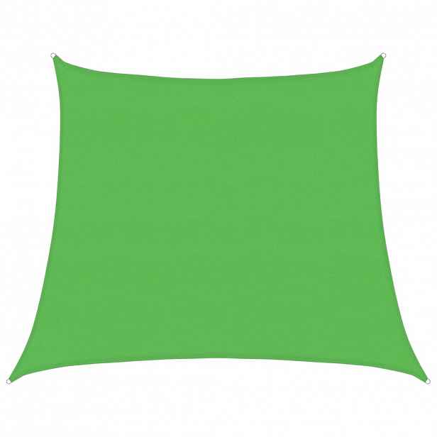 vidaXL Stínící plachta 160 g/m² lichoběžník světle zelená 4/5x4 m HDPE