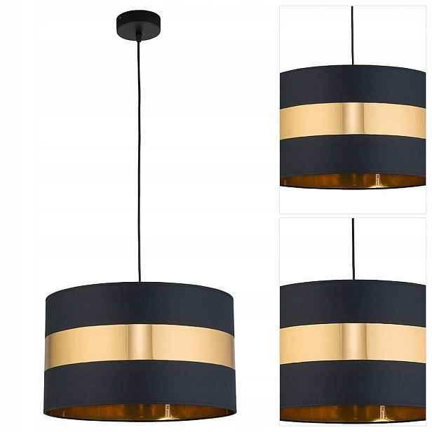 Závěsná lampa Paris černá s nastavitelnou výškou pro obývací pokoj Tk Lighting