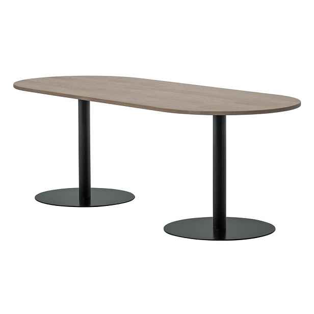 Jídelní stůl s deskou z dubového dřeva 90x220 cm Tablo – WOOOD