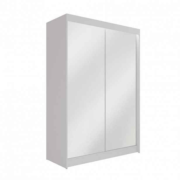 ALTDECOR ŠATNÍ SKŘÍŇ AMOHA s LED – 120 cm – bílá