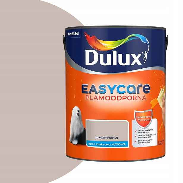 Dulux EasyCare Barva odolná vůči skvrnám 5L Vždy béžová