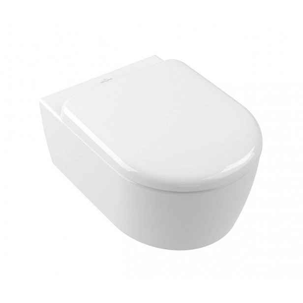 Villeroy & Boch Skyla - Závěsné WC se sedátkem SoftClosing, TwistFlush, DirectFlush, CeramicPlus, alpská bílá 5656CLR1