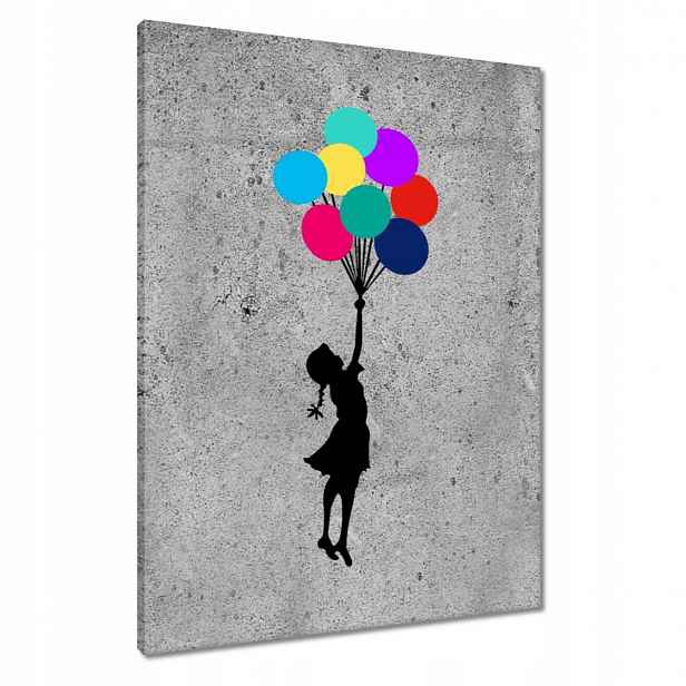 Obrazy 60x80 Banksy Duhové zvednutí