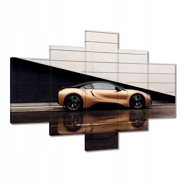Obrazy 100x70 Zlaté Bmw Auto