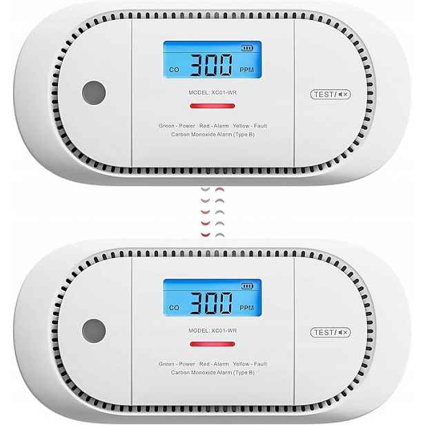 Detektor Oxidu Uhelnatého Bezdrátový X-sense XC01-WR 2 Kusy