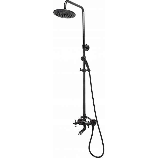 Retro Sprchový Sloup Černý 1 75809