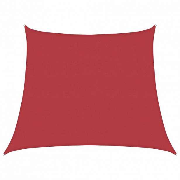 vidaXL Stínící plachta 160 g/m² červená 3/4 x 3 m HDPE