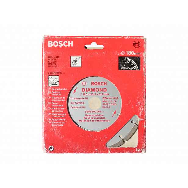 Diamantový Kotouč Bosch 180x22,2 mm