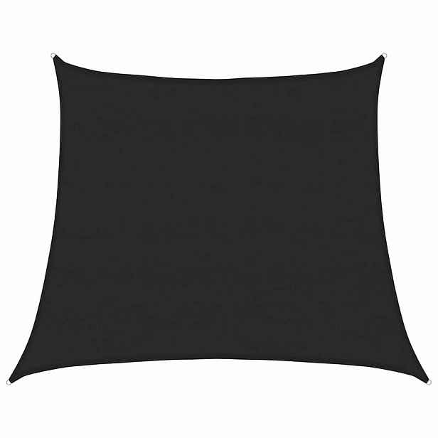 vidaXL Stínicí plachta 160 g/m² lichoběžník černá 4/5 x 4 m HDPE
