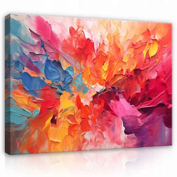 Wallarena OBRAZ na plátně Abstraktní barevné umění 60x40