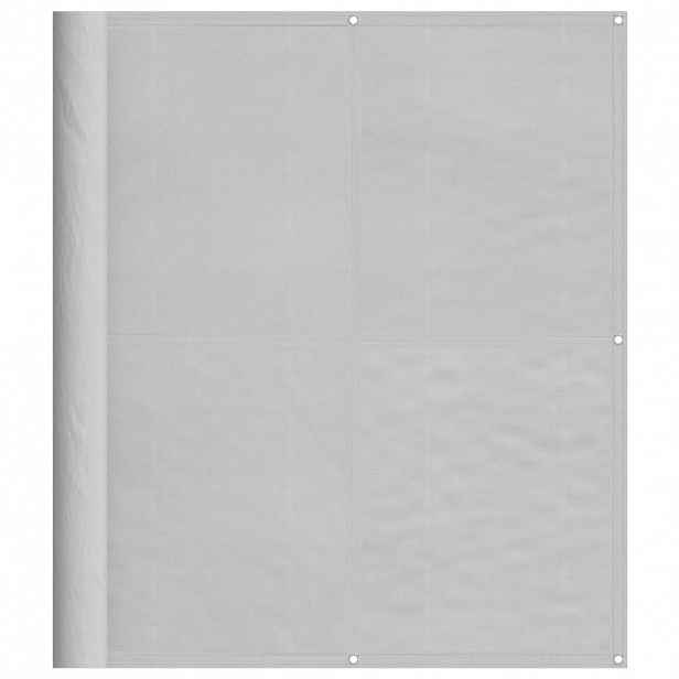 vidaXL Balkonová zástěna světle šedá 120x300 cm 100% polyester oxford