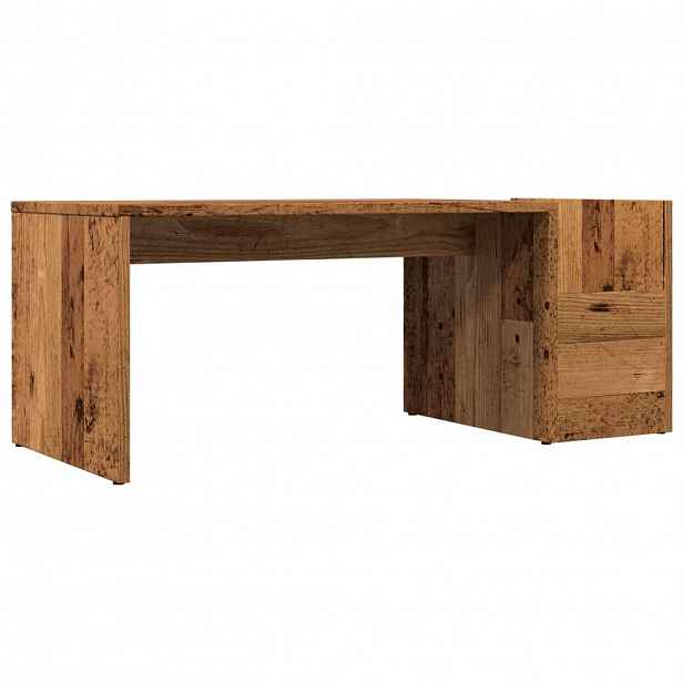vidaXL Konferenční stolek old wood 90 x 45 x 35 cm kompozitní dřevo