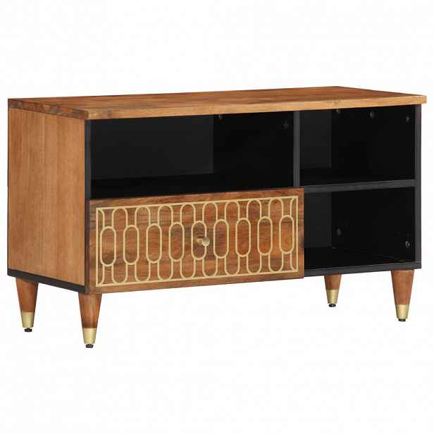 vidaXL TV skříňka 80 x 33 x 46 cm masivní mangovníkové dřevo