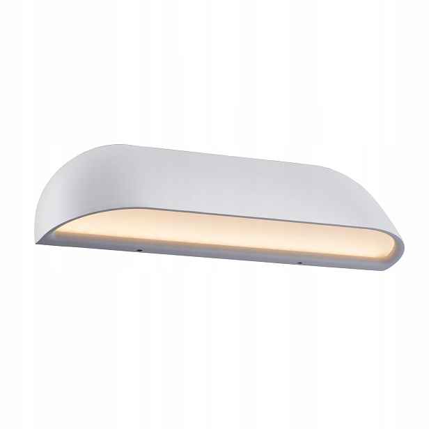 Nástěnná nástěnná lampa Led Bílá Přední IP44 9.8W 650lm Nordlux