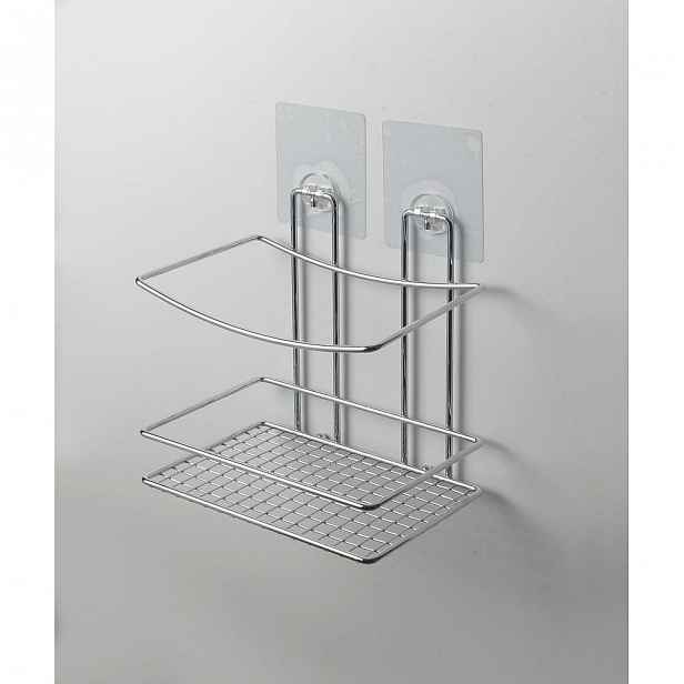 Nástěnná polička do sprchy bez nutnosti vrtání Compactor Shower