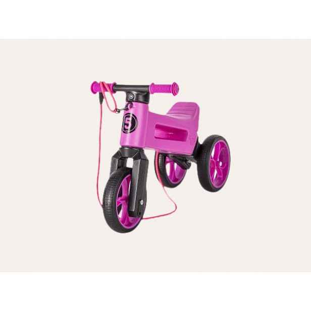 Odrážedlo FUNNY WHEELS Rider SuperSport fialové 2v1