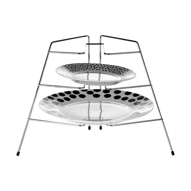 Přídavná polička z nerezové oceli ve stříbrné barvě 37x25 cm Jasper – Premier Housewares