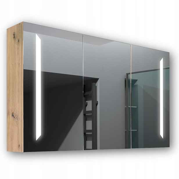Dřevěná skříňka 120x70 zrcadlo Victoria Artisan