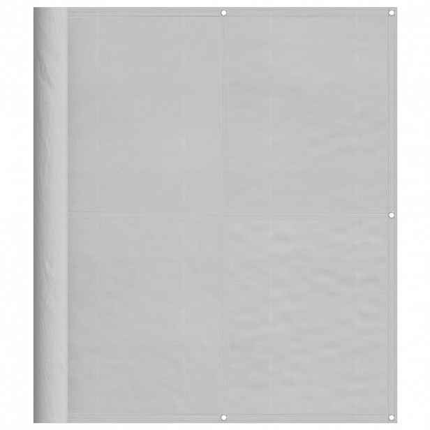 vidaXL Balkonová zástěna světle šedá 120x500 cm 100% polyester oxford
