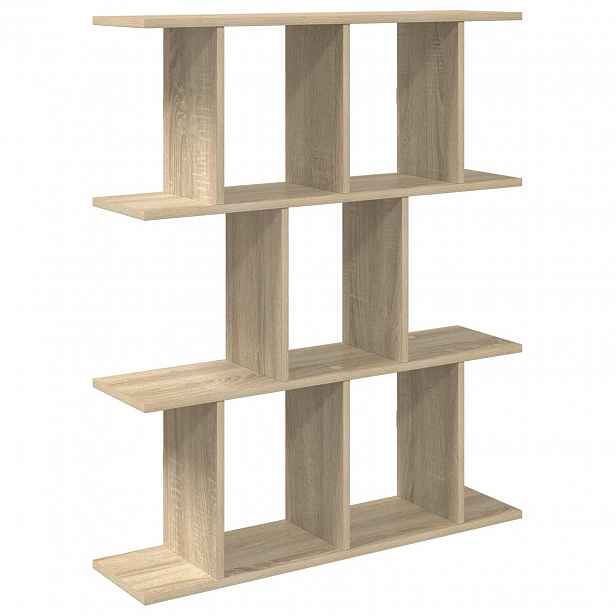 vidaXL Nástěnná polička Dub sonoma 80 x 20 x 96 cm Kompozitní dřevo