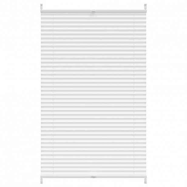 vidaXL Plisované žaluzie / rolety Plisse 90 x 125 cm - bílé