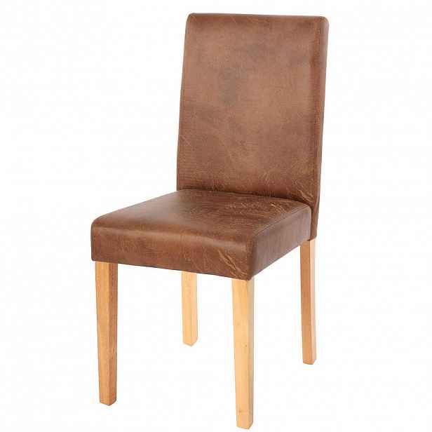 MCW JÍDELNÍ ŽIDLE TEXTIL Hnědá