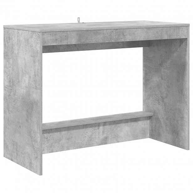 vidaXL Postelový stůl Betonově šedá Kompozitní dřevo 100 x 45 x 75 cm