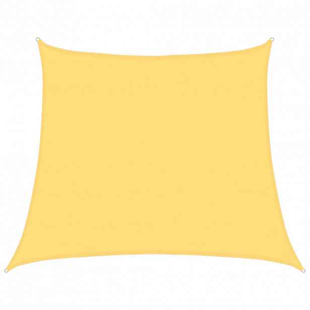 vidaXL Stínicí plachta 160 g/m² béžová 4/5 x 4 m HDPE