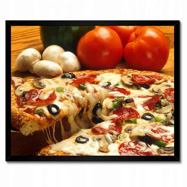 Plakáty v rámu 50x40 Chutná pizza