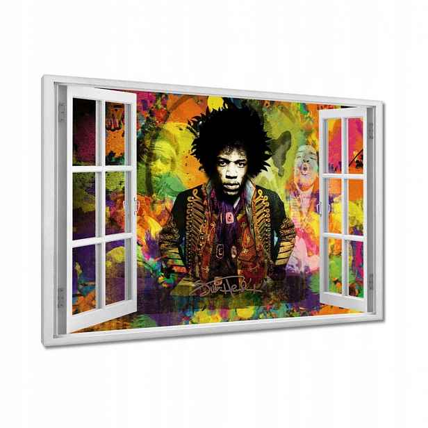 Obrazy 120x80 Jimmy Hendrix
