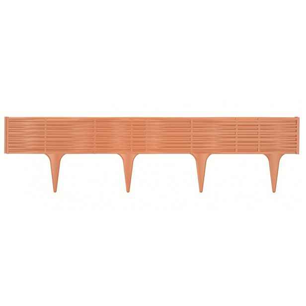 Hladký travní lem Prosperplast Garden Border 3,9 m, terakota