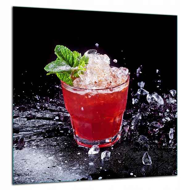 Skleněná Ochranná Deska Panel Lepidlo 60x65 Drink