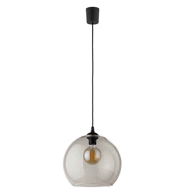Závěsná lampa Stropní lustr Černá E27 30 cm Nastavitelná Tk Lighting