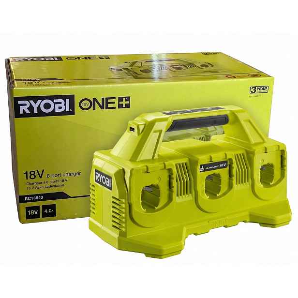 6-portová nabíječka 18V One+ RC18640 Ryobi