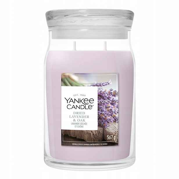 Dried Lavender & Oak Yankee Candle – velká vonná svíčka