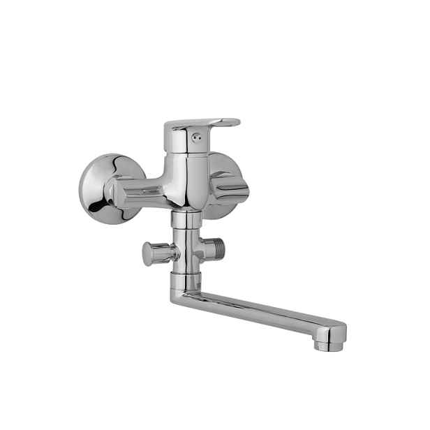 JB Sanitary Finery F10 31 10 - Nástěnná umyvadlová a sprchová baterie 100 mm bez příslušenství; ramínko 300 mm