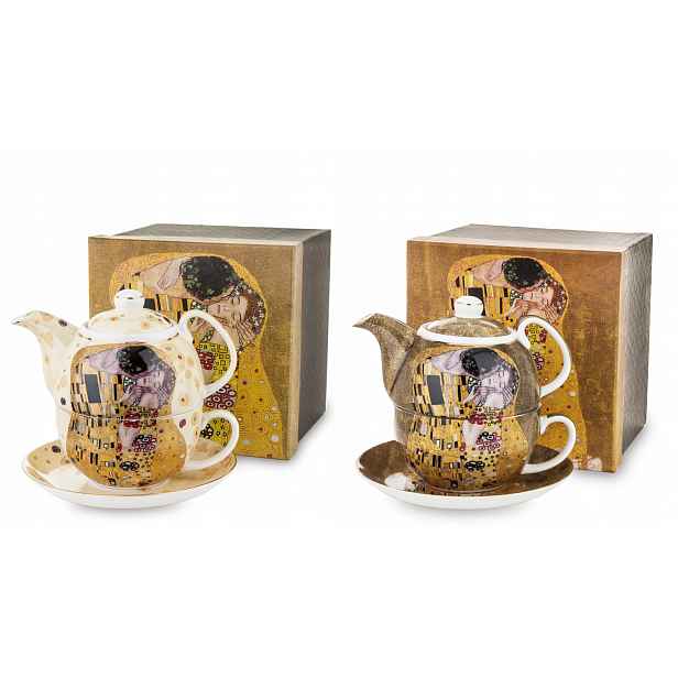 Konvice na čaj podšálek šálek Tea for one Gustav Klimt 1 Ks