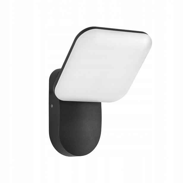Nammi 4K, Černá nástěnná lampa na fasádu, nástěnná lampa do zahrady, Led, 4000K