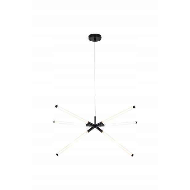 Závěsná lampa Rabalux Nivaro 36W Led, černobílá, 3-bodová