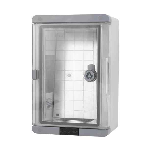 Elektrická skříňka na dveře transparentní 200x300x130 mm Doktorvolt DV-7309