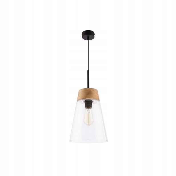 Závěsná lampa skandinávská skleněná lampa E27 Domino Jupiter