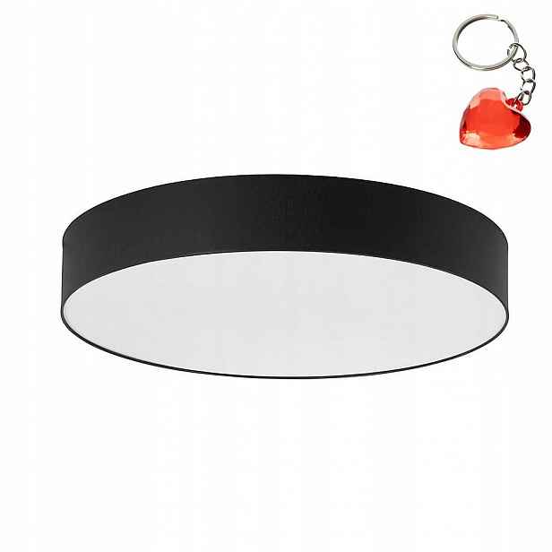 Černé stropní svítidlo Rondo Stropní Svítidlo 78x78 cm E27 Klasika Kabinet Tk Lighting