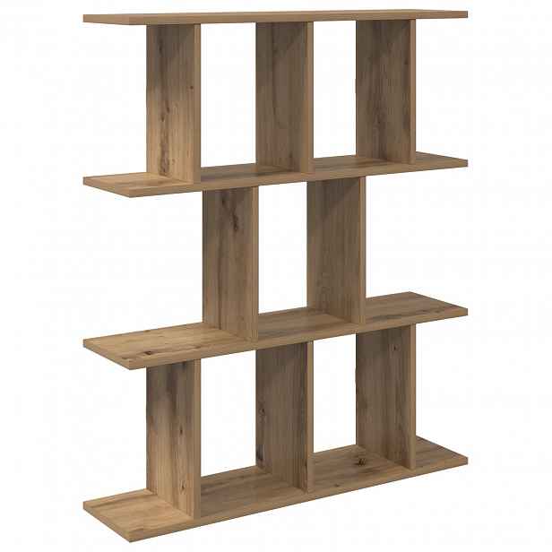 vidaXL Nástěnná polička Dub artisan 80 x 20 x 96 cm Kompozitní dřevo