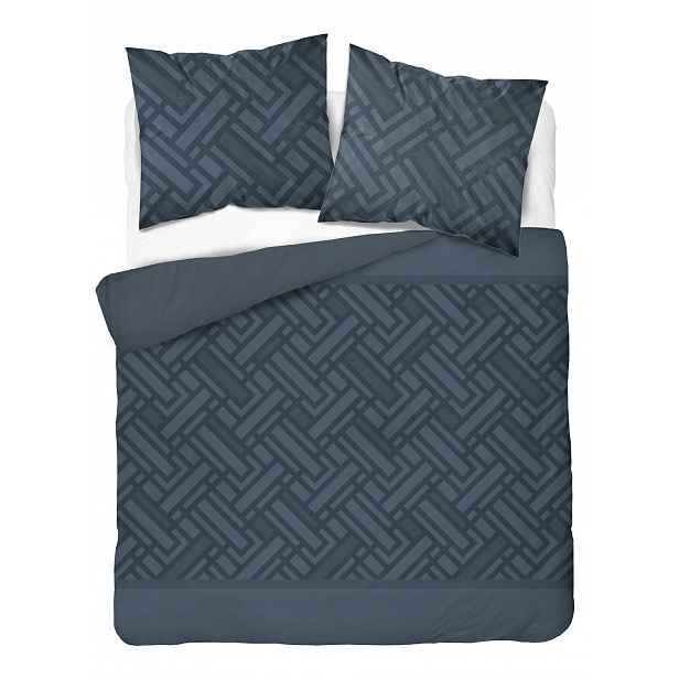 Povlečení 180x200, tmavě modré s geometrickým vzorem Botanic Calm
