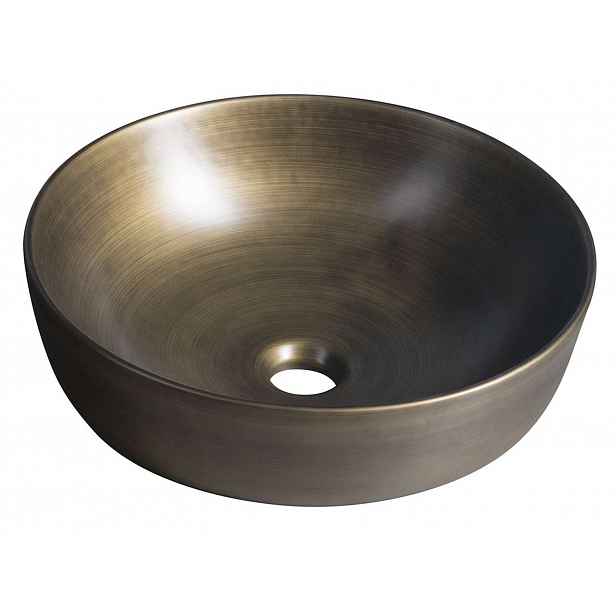 Sapho Priori - Umyvadlová mísa, průměr 42 cm, bronz PI032