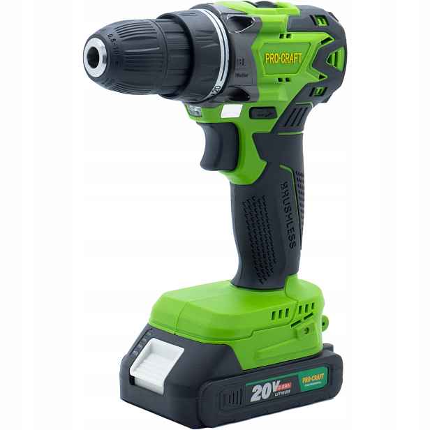 Aku Vrtačka šroubovák Procraft PA20BL (1 akumulátor)