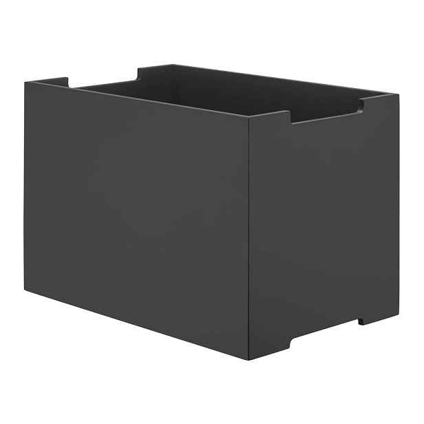 Antracitový úložný box 25x39x27 cm Kasane L – Blomus