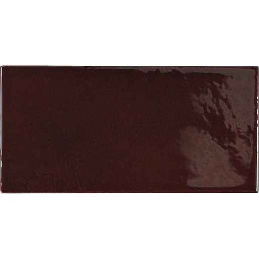 Obklad Equipe VILLAGE walnut brown 6,5x13 cm lesk VILLAGE25627