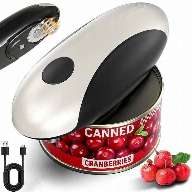 Elektrický Otvírák Na Konzervy Kitchen Tool Kompaktní, Vzduchotěsný 500MAH