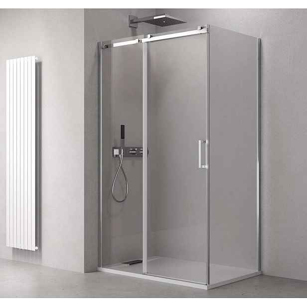 Polysan Thron - Sprchový kout Square 100x90 cm, Antidrop, čiré sklo/chrom TL1090-5002